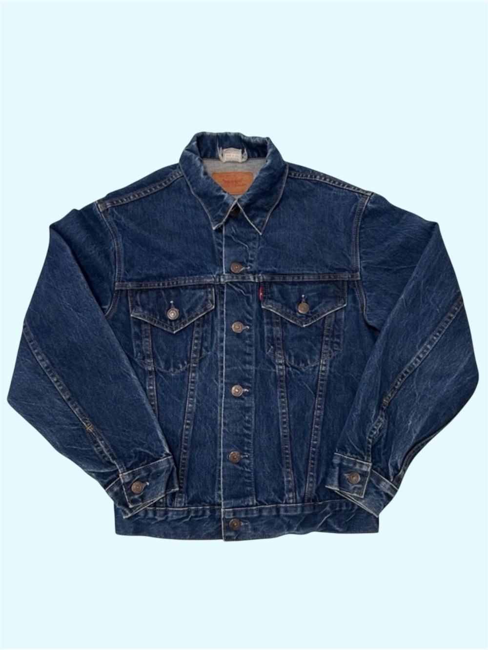 Vintage 70s Levi’s Big E Type III Trucker Denim Jacket Macau 350 Small Rare